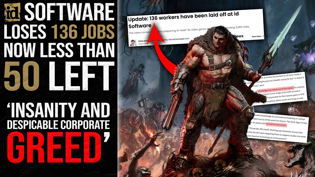 id Software Devastated By Xbox Layoffs - Inside Games Daily