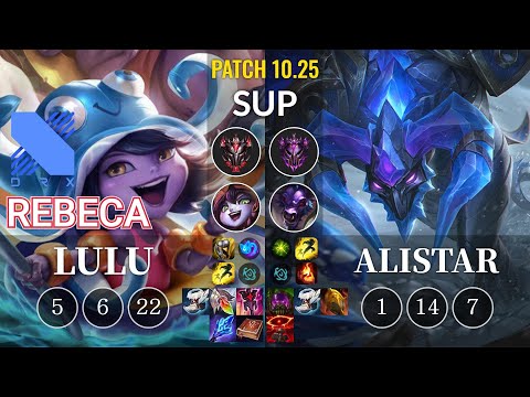 DRX Rebeca Lulu vs Alistar Sup - KR Patch 10.25