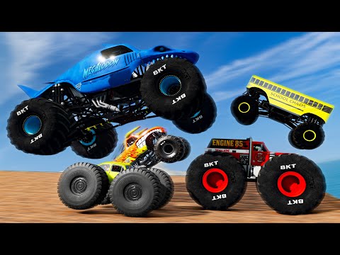 Monster Trucks Mud Battle #36 - Beamng drive