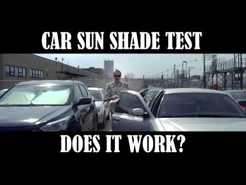 Do Car Sun Shades Work? | We put a car sunshade to the test!