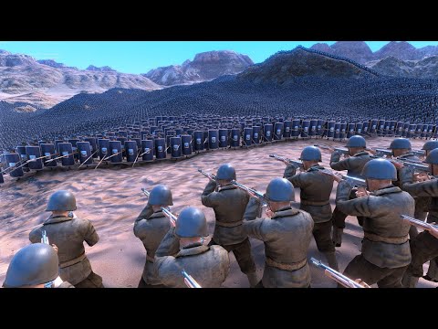 1.000 WW2 US SOLDIERS vs 40.000 SPEARMEN - Ultimate Epic Battle Simulator