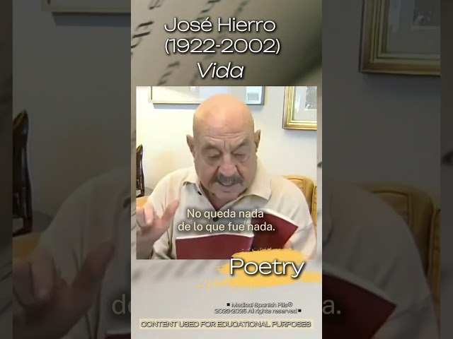 Vídeo relacionado con Guardados en la sombra: Textos de la prehistoria literaria de José Hierro (Letras Hispánicas)