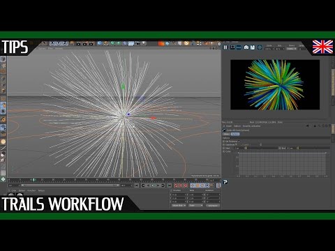 [EN] Tips Workflow with the X particles Trails | Optimisation with Cycles 4D, Octane Render