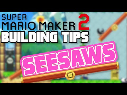 How to use a SEESAW in your Super Mario Maker 2 level?