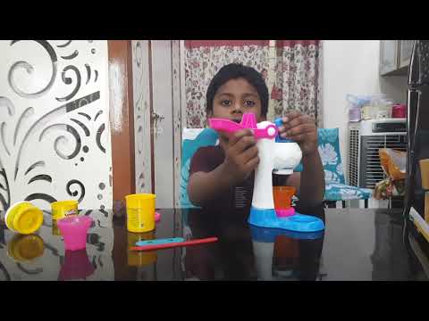 preparing clay ice cream