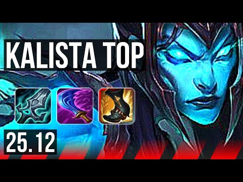 KALISTA vs YASUO (TOP) | KR Diamond | 25.12