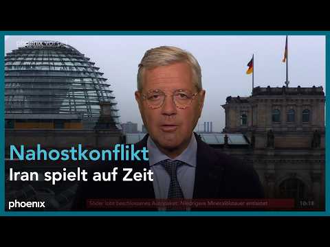 Video Thumbnail: phoenix tagesgespräch mit Norbert Röttgen zum Nahostkonflikt am 13.04.26