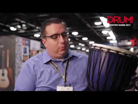 Tycoon Percussion Star Glass Djembe at Winter NAMM 2017