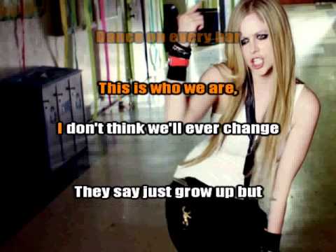 Here's to Never Growing Up - Avril Lavigne (Karaoke / Instrumental)