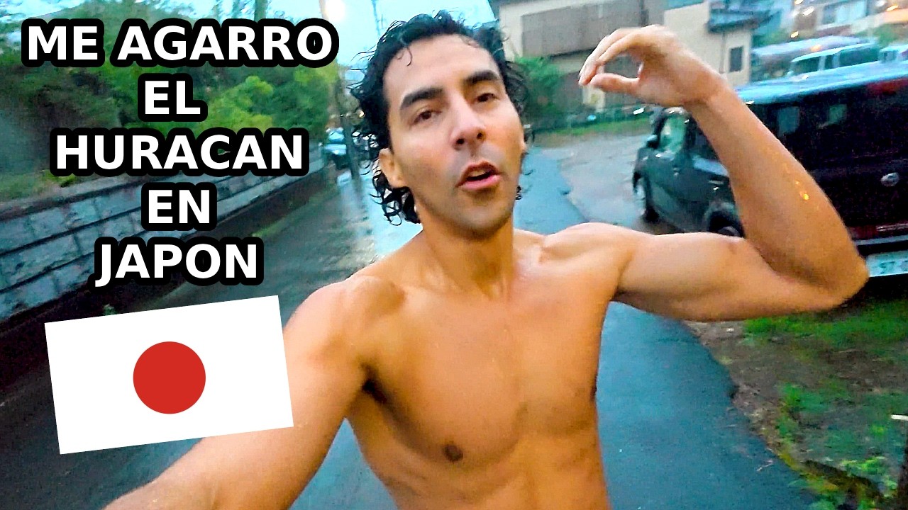 Me salí a la calle en medio del huracan en Japon 🇯🇵
