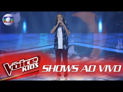 Luis Arthur Seidel canta 'Thinking Out Loud' no The Voice Kids Brasil - Shows ao Vivo