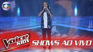 Luis Arthur Seidel canta 'Thinking Out Loud' no The Voice Kids Brasil - Shows ao Vivo