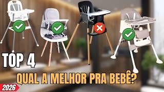 TOP 4 MELHORES Cadeiras de Alimentação Para Bebê | SEGURAS E CONFORTÁVEIS