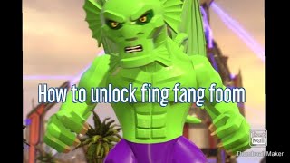 LEGO® MARVEL Super Heroes 2 how to unlock fin fang foom