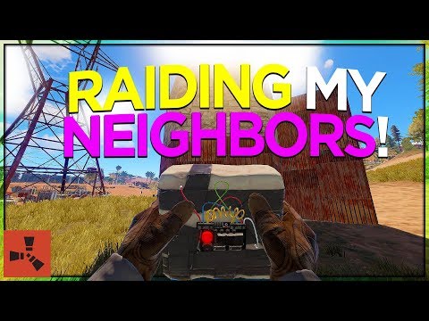 ONLINE RAIDED & RAIDING NEIGHBORS! (SOLO VANILLA RUST #3 S40)