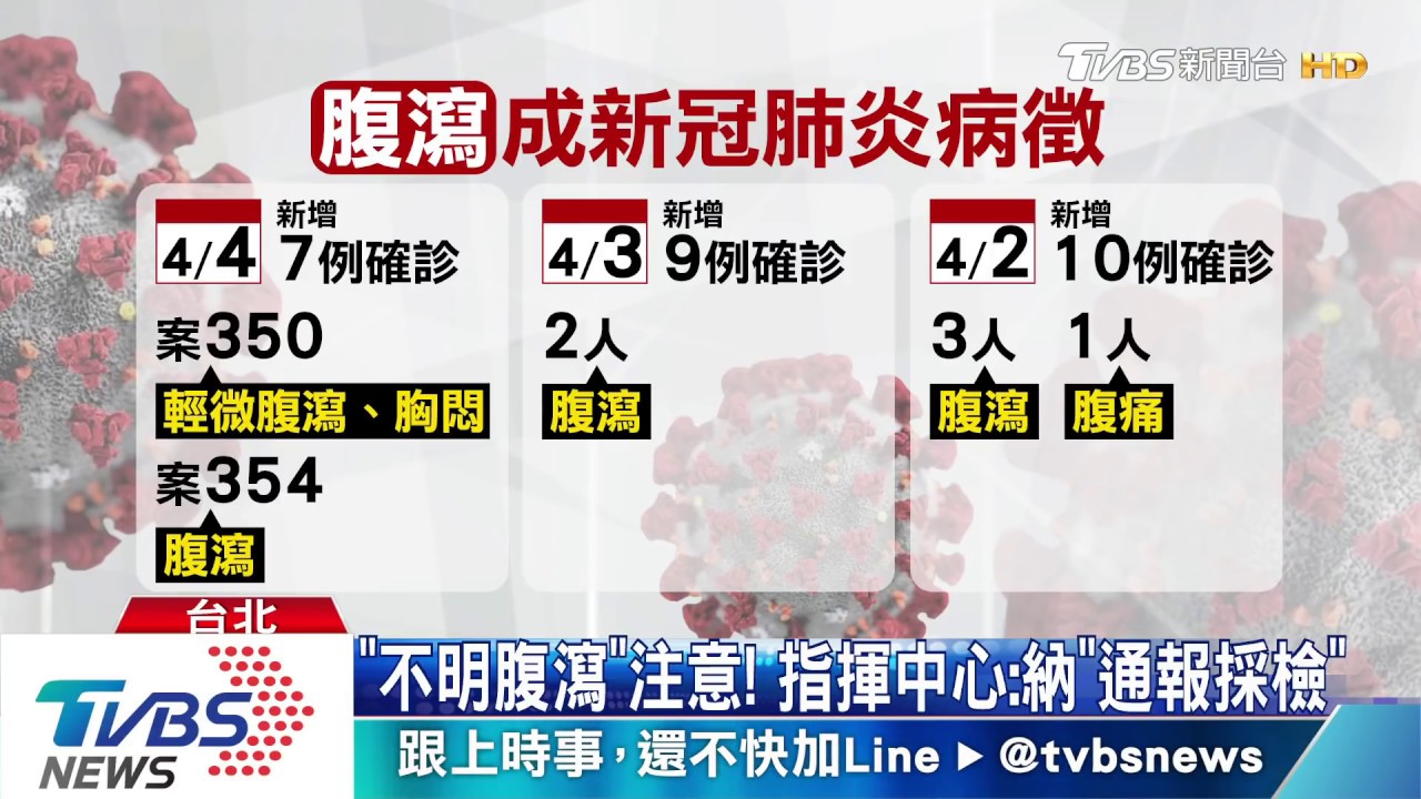 「不明腹瀉」注意！　指揮中心：納「通報採檢」
