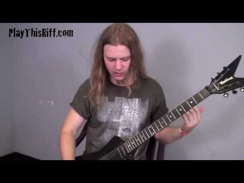 DECAPITATED Developing Speed PlayThisRiff.com guitar lesson