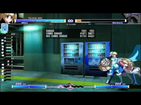 UNDER NIGHT IN-BIRTH Exe: Mika Combo #Lotta Damage