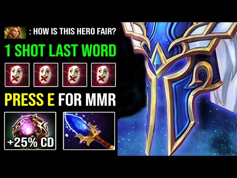 How to 100% Delete Mid by Just Press E on Silencer | 1st Item Midas AOE Last Word 1 Shot Dota 2
