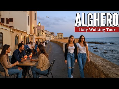 🌺 Alghero, Italy 🇮🇹 | 4K Stroll Through Sardinia’s Most Beautiful Old Town by the Sea