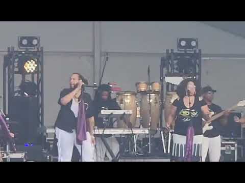 The Champagne 🍾 Band opens up for the FunkFest in Virginia Beach ⛱️