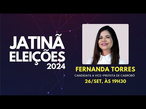 Entrevista com Fernanda Torres - Republicanos - Cand. a vice-prefeita de Cabrobó
