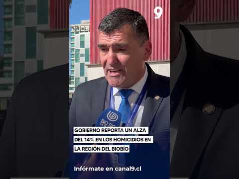 Gobierno reporta un alza del 14% en los homicidios en la Región del Biobío