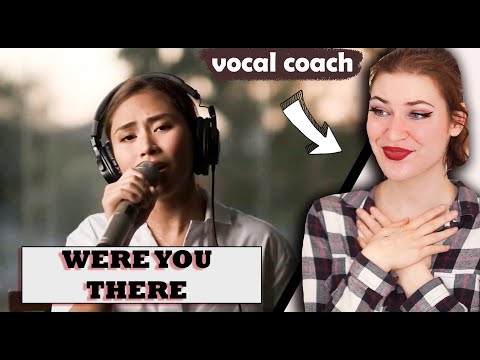 SARAH G (Geronimo) - WERE YOU THERE - Vocal Coach & Professional Singer Reaction - This was strong..