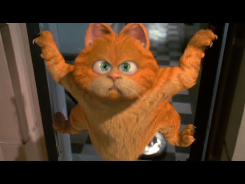 Garfield The Movie (2004) Fall Lasagna scene