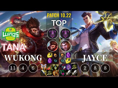 JAG TaNa Wukong vs Jayce Top - KR Patch 10.22