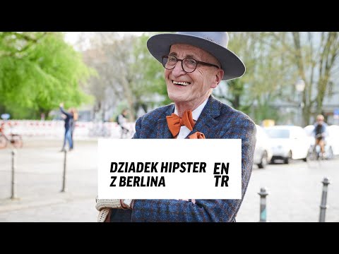 Dziadek hipster z Berlina