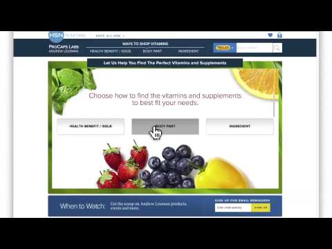 Let Andrew Lessman Help You Find The Perfect Vitamin and Supplements