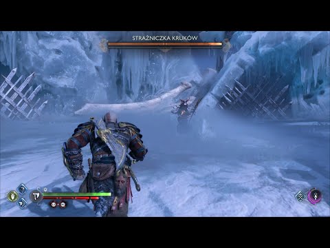 GOD OF WAR RAGNAROK 4K PS5 - BOSS "STRAŻNICZKA KRUKÓW" Poziom trudności "Bez Litości"