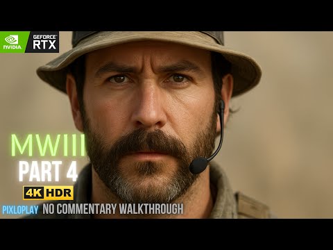 PS5 Call of Duty Modern Warfare 3 Gameplay Walkthrough Part 4 | Full Game, 4K 60FPS