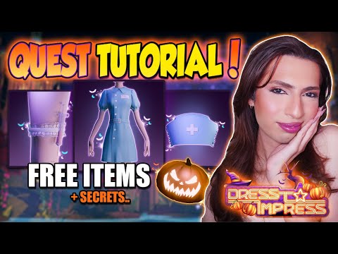 *NEW FREE ITEMS!* HOW TO COMPLETE THE NEW HALLOWEEN DTI QUEST (FULL TUTORIAL + ALL SECRETS!!)