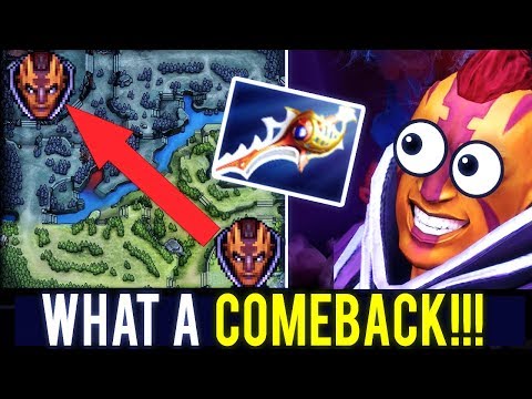 WHAT A COMEBACK!!! Machine Gun Killer Anti-Mage with Divine Rapier Craziest Game 7.07 Dota 2