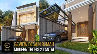 Video 3D Desain Rumah Modern 2 Lantai Bapak Kris - Jakarta