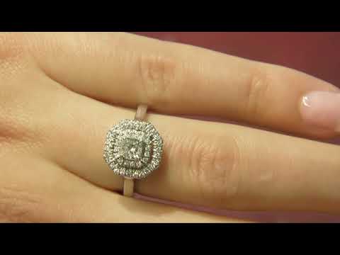Halo Diamond Engagement Ring VR1013