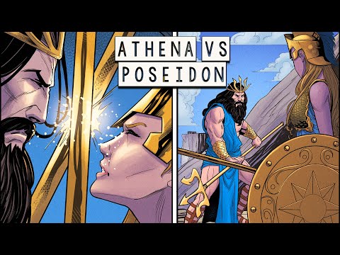 Athena Vs Poseidon - The Clash of Gods - The Origin of the City of Athens - Greek Mythology
