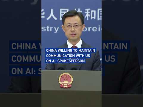 China willing to maintain communication with US on AI: spokesperson