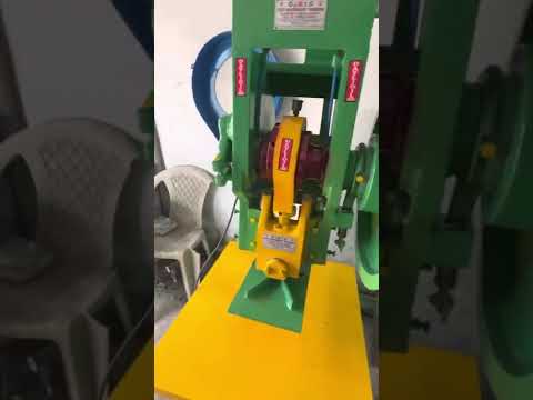 Power Press Sole Cutting Machine
