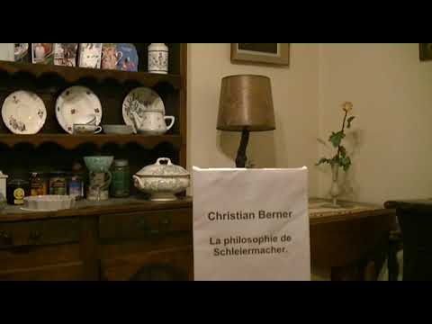 Christian Berner: La philosophie de Schleiermacher.