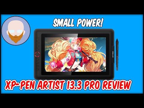 XPPen Grafinis planšetinis kompiuteris XP-Pen Artist 13.3 Pro video