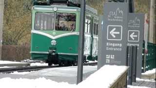 preview picture of video 'Bonn - Drachenfels Railway, Königswinter, Germany. Approaching half way stop.'