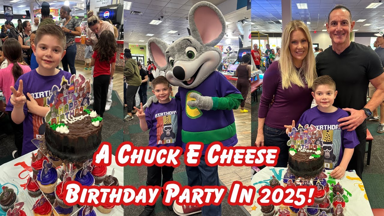 A CHUCK E CHEESE BIRTHDAY PARTY IN 2025...WHAT IS IT LIKE? WHAT HAS CHANGED?