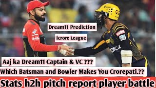 BLR vs KOL Dream11 | RCB vs KKR Dream11 | Dream11 Team Today | IPL2021 | KKR vs RCB | Battle | Stats