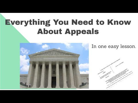 Everything You Need To Know About Appeals