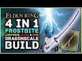 Elden Ring - 4 in 1 Frostbite Lightning Katana Build w/ Bleed & Fire! How to Get Dragonscale Katana