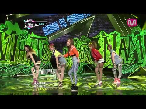 HD 720p 130502 What's Your Name 4minute (M!countdown)