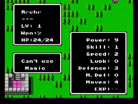 Let's Play Fire Emblem Gaiden [Male Mage Run] Part 1